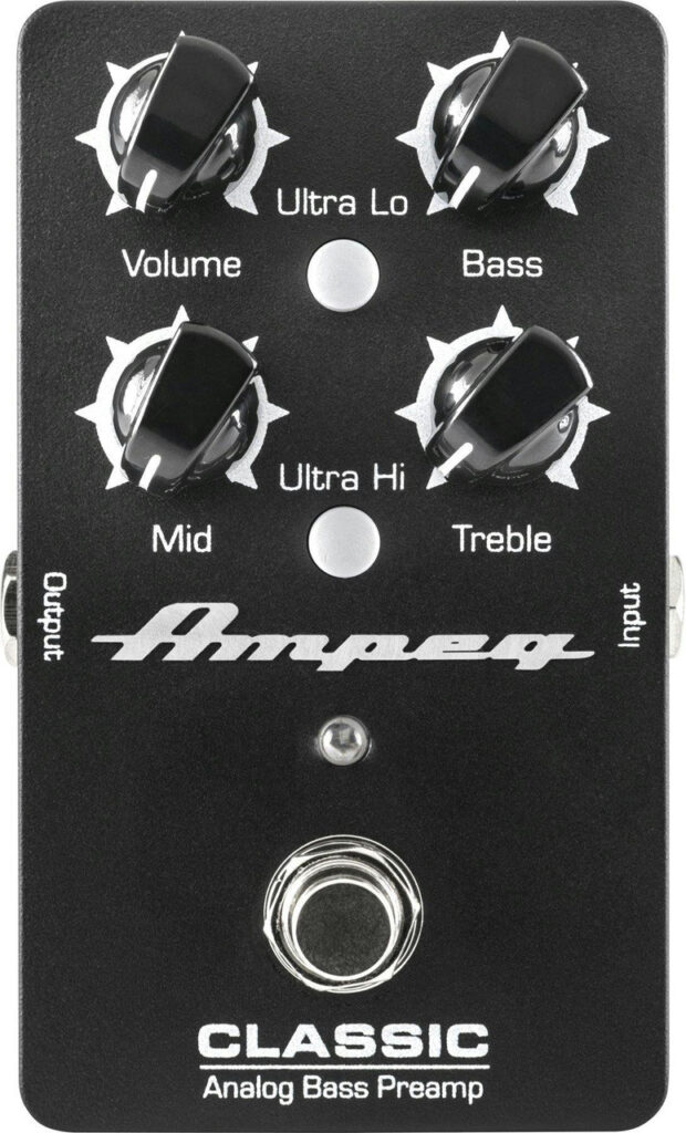Ampeg Classic Analog Bass Preamp Pedal