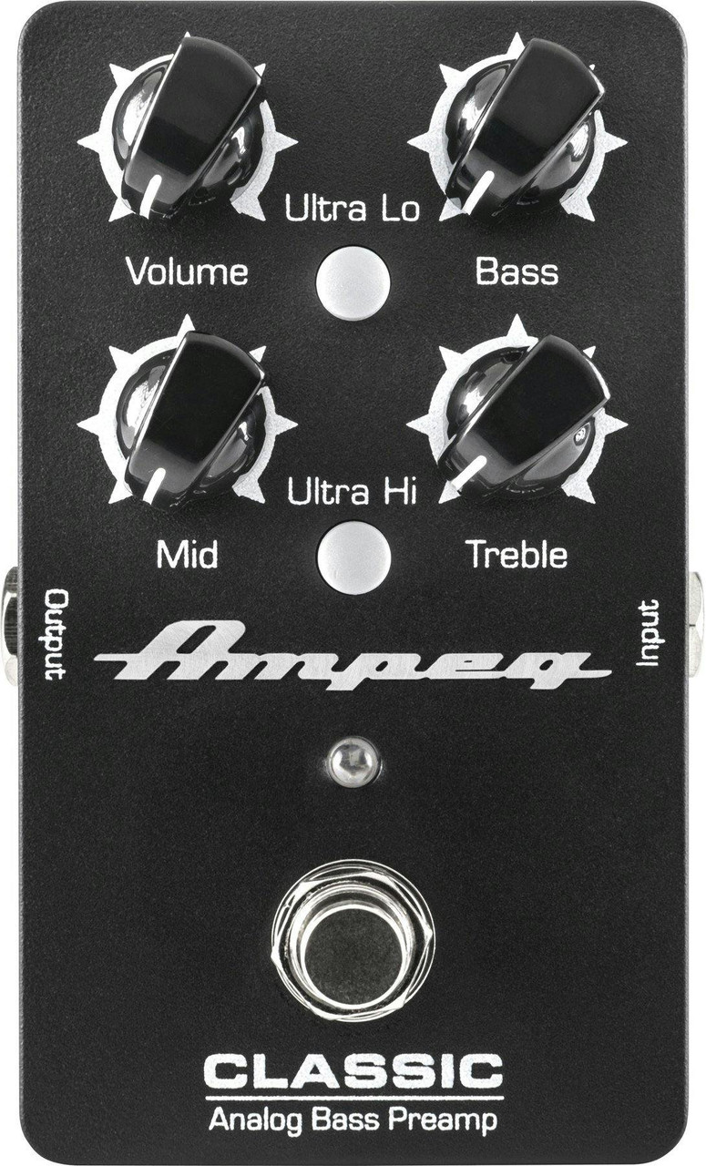 Ampeg Classic Analog Bass Preamp Pedal
