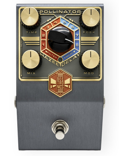 Beetronics Pollinator Hazee Modulated Texture Delay Pedal