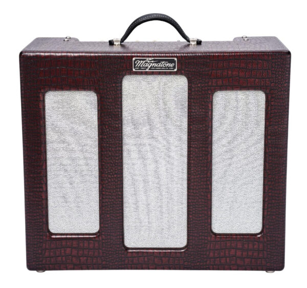 Magnatone Varsity Reverb Guitar Valve Amp Combo in Burgundy