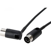 Boss BMIDI-PB1 1ft/30cm MIDI Cable with Adjustable Cable Angle - Image 2