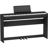Roland FP-30X Digital Piano with Wood Frame Stand and Pedals Black - Image 5