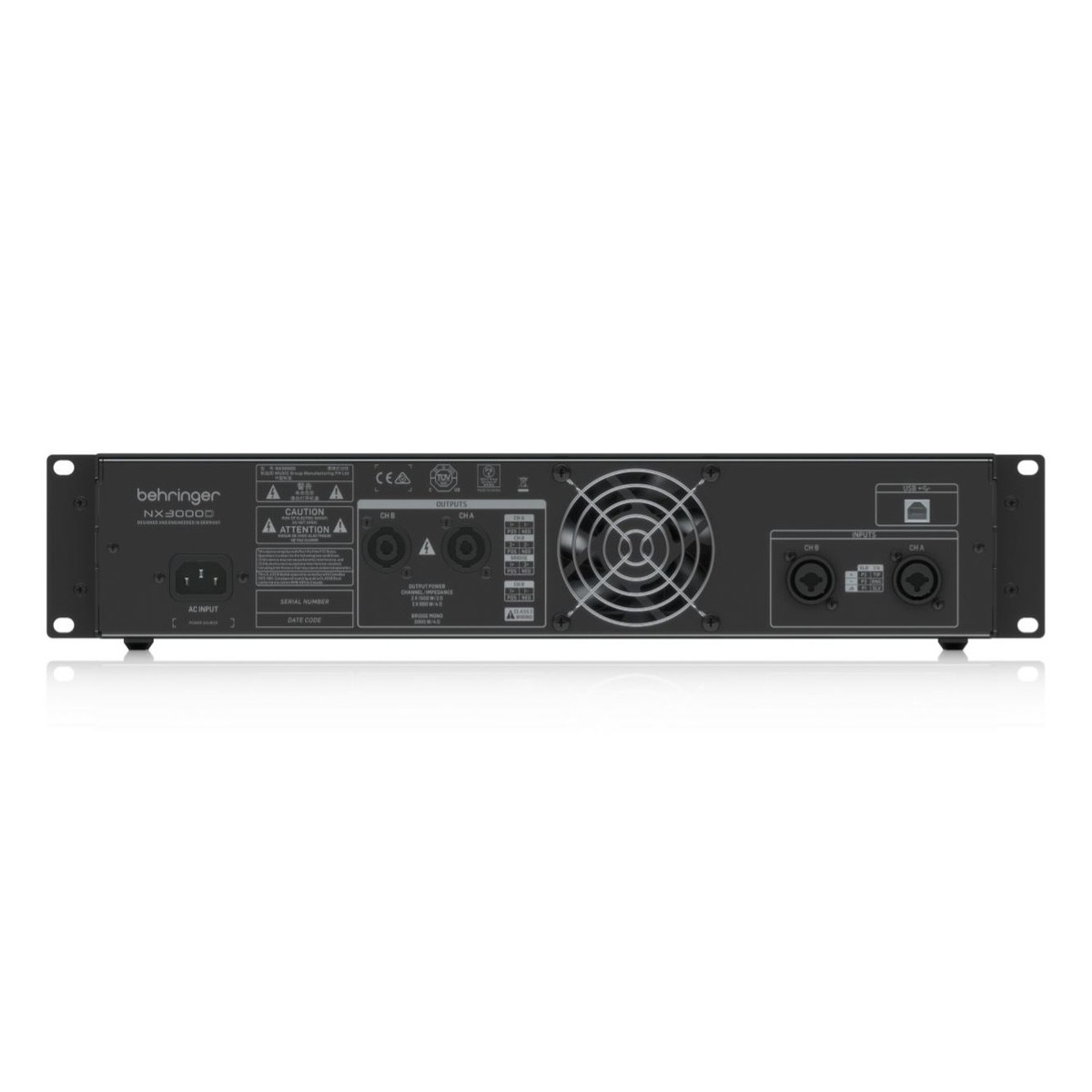 Behringer NX3000D Power &lifier with DSP Control - Image 4