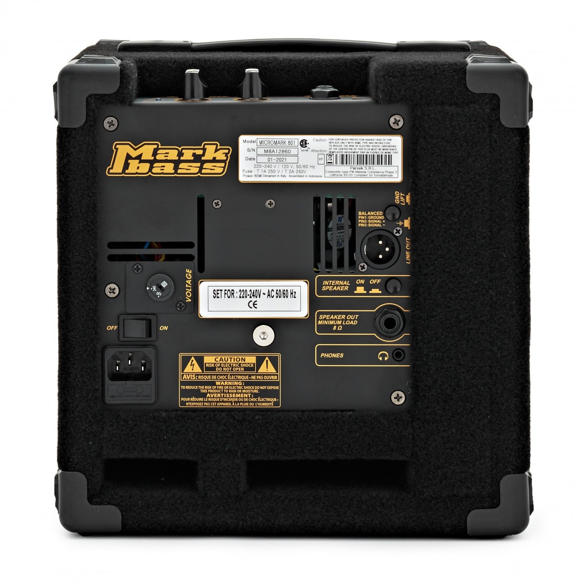 Markbass Micromark 801 Bass Combo & - Nearly New - Image 4