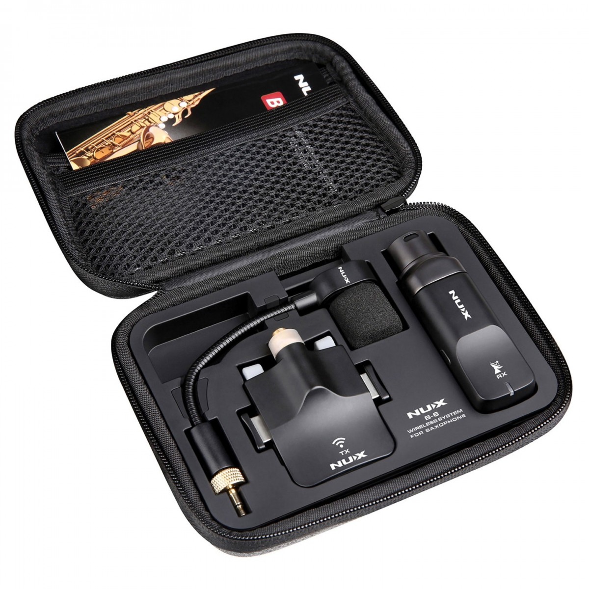 NUX B-6 Wireless Saxophone Microphone System 2.4GHz - Image 2