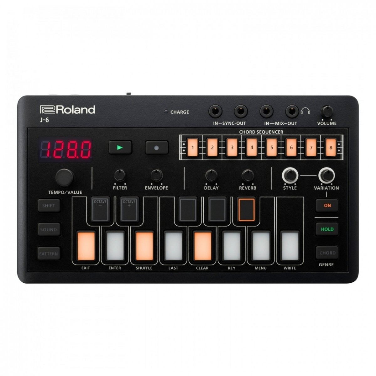 Roland Aira Compact J-6 Chord Synth with Case - Image 2