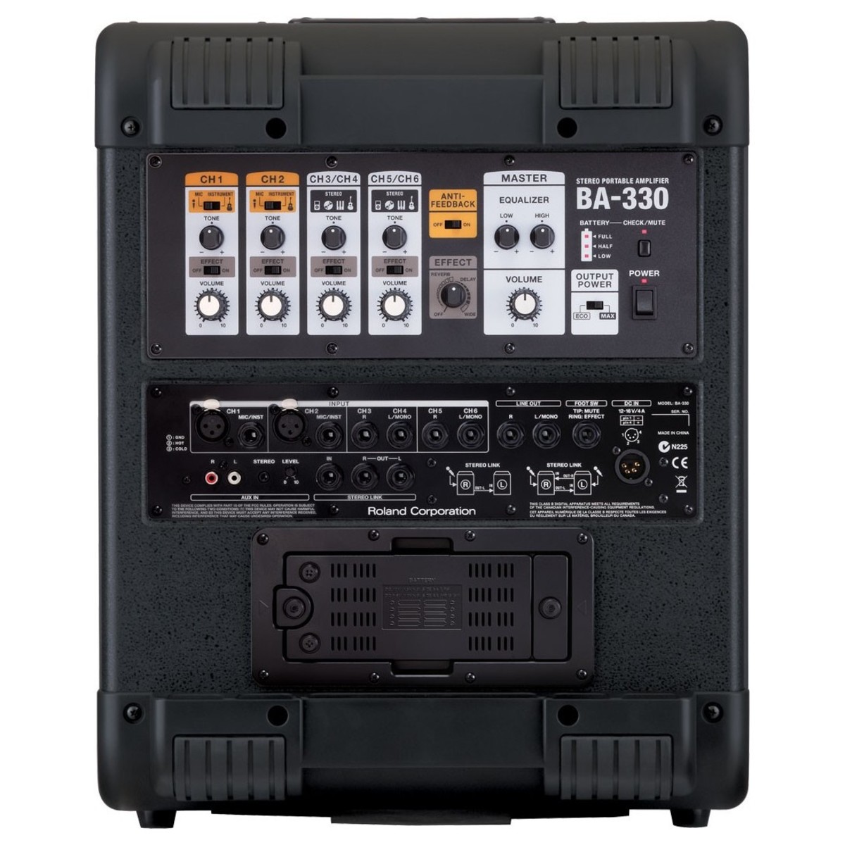 Roland BA-330 Portable Digital 4-Channel Stereo PA System - Image 4