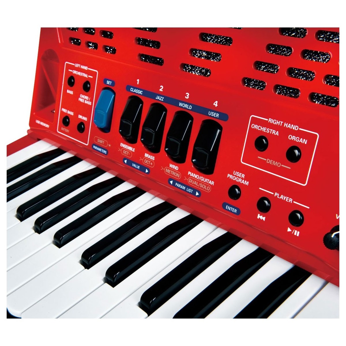 Roland FR-1X Piano-Type V-Accordion Red - Image 3
