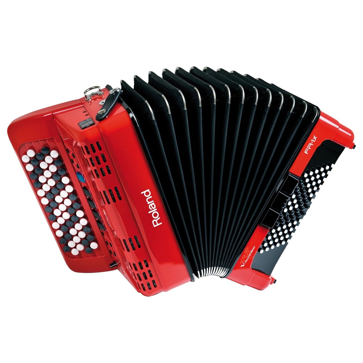 Roland FR-1XB Compact Button Type V-Accordion with Speakers Red