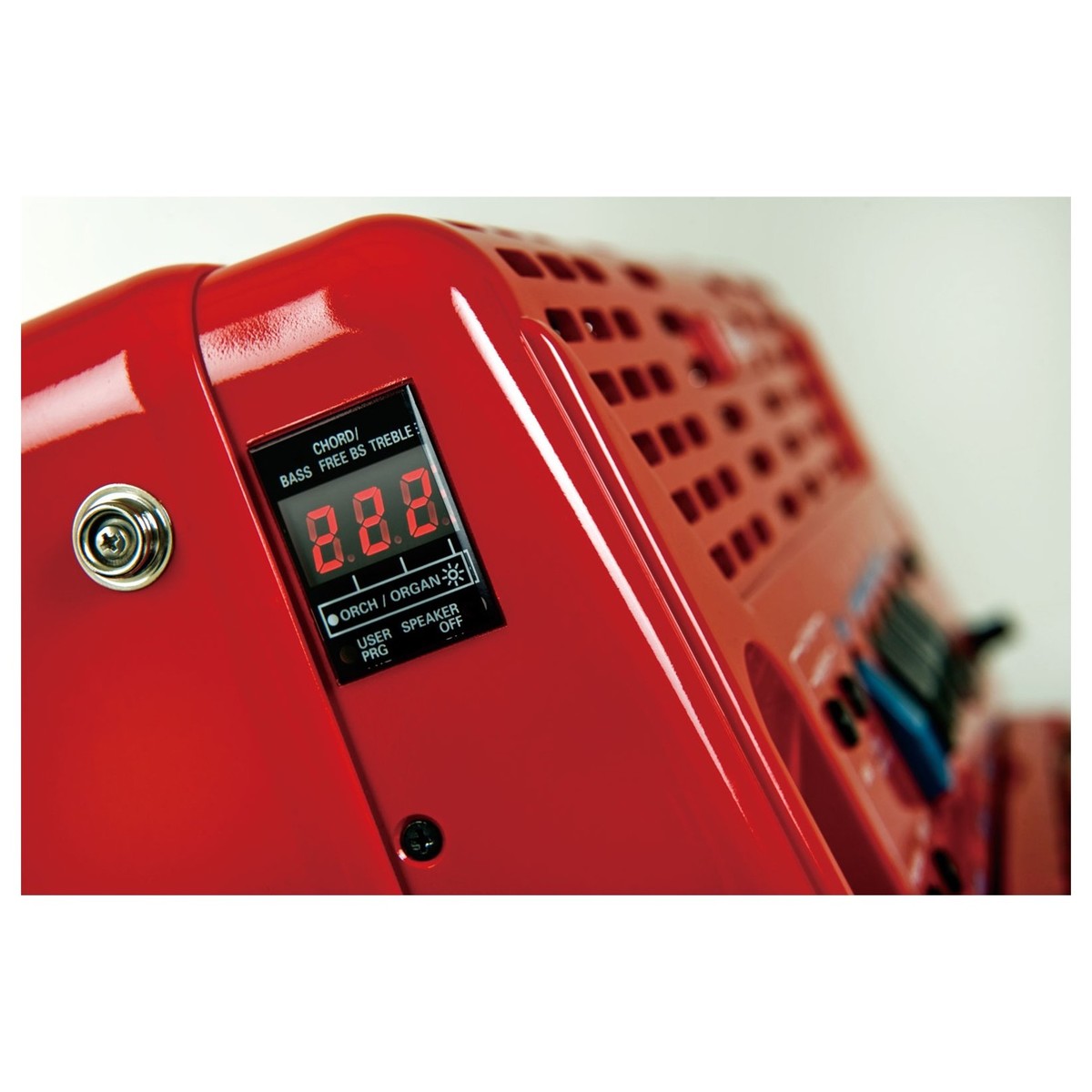 Roland FR-1XB Compact Button Type V-Accordion with Speakers Red - Image 4