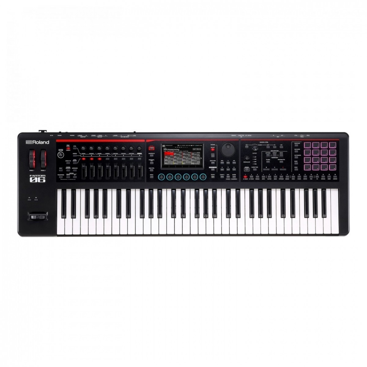 Roland Fantom-06 Synthesizer Keyboard with Bag - Image 2