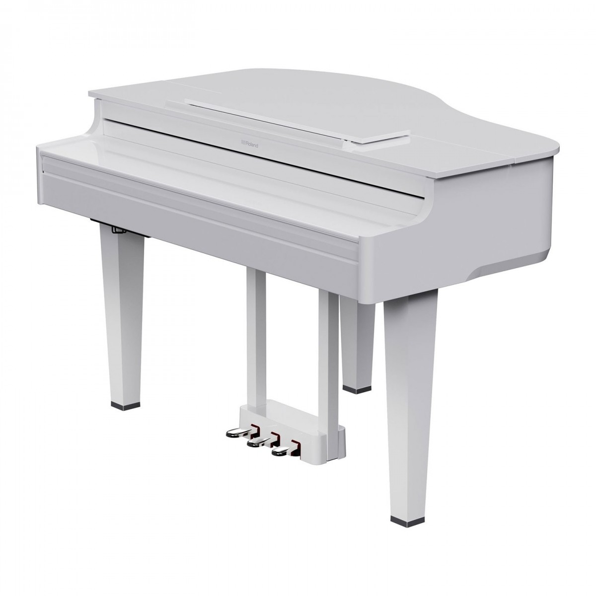 Roland GP-6 Digital Grand Piano Polished White - Image 2