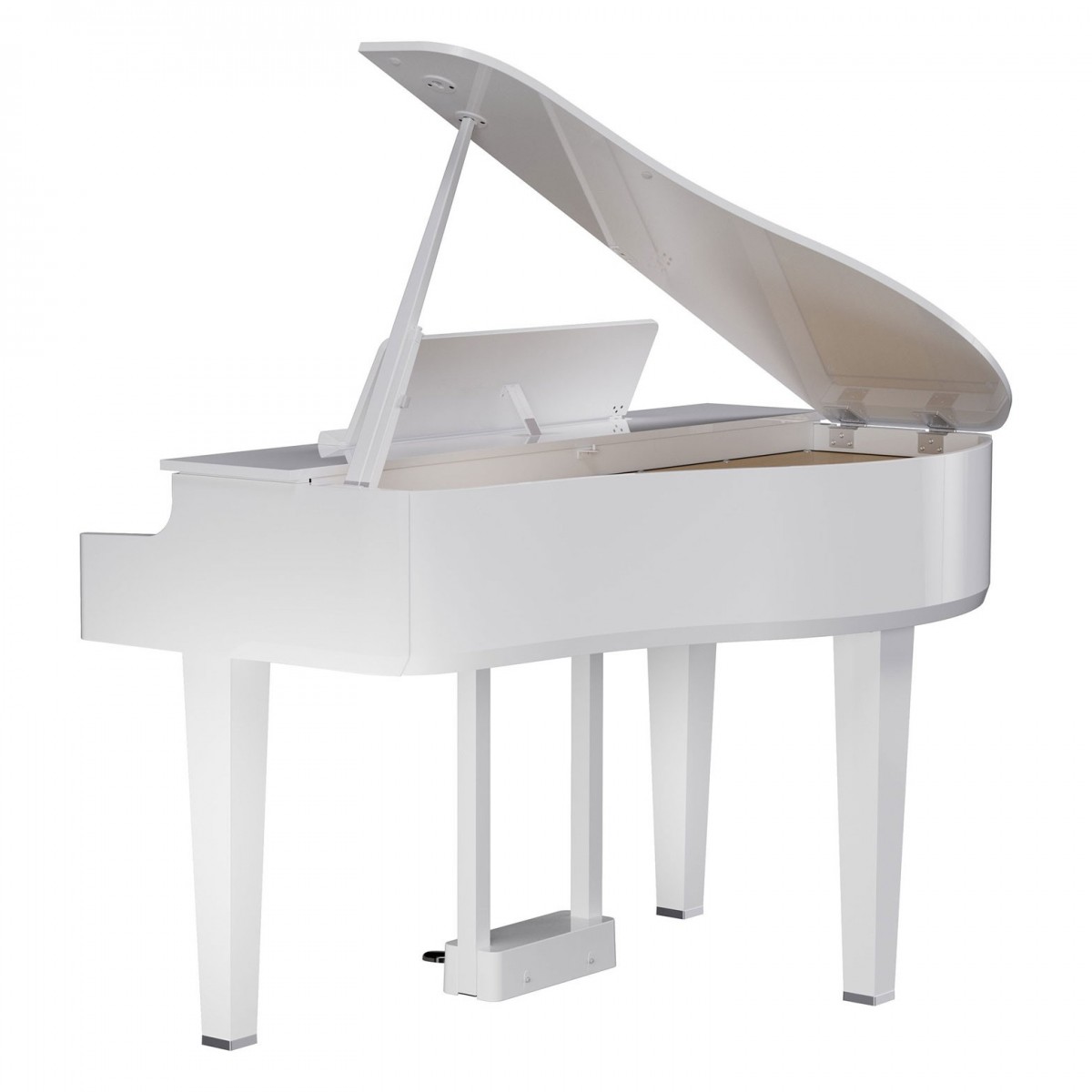 Roland GP-6 Digital Grand Piano Polished White - Image 4