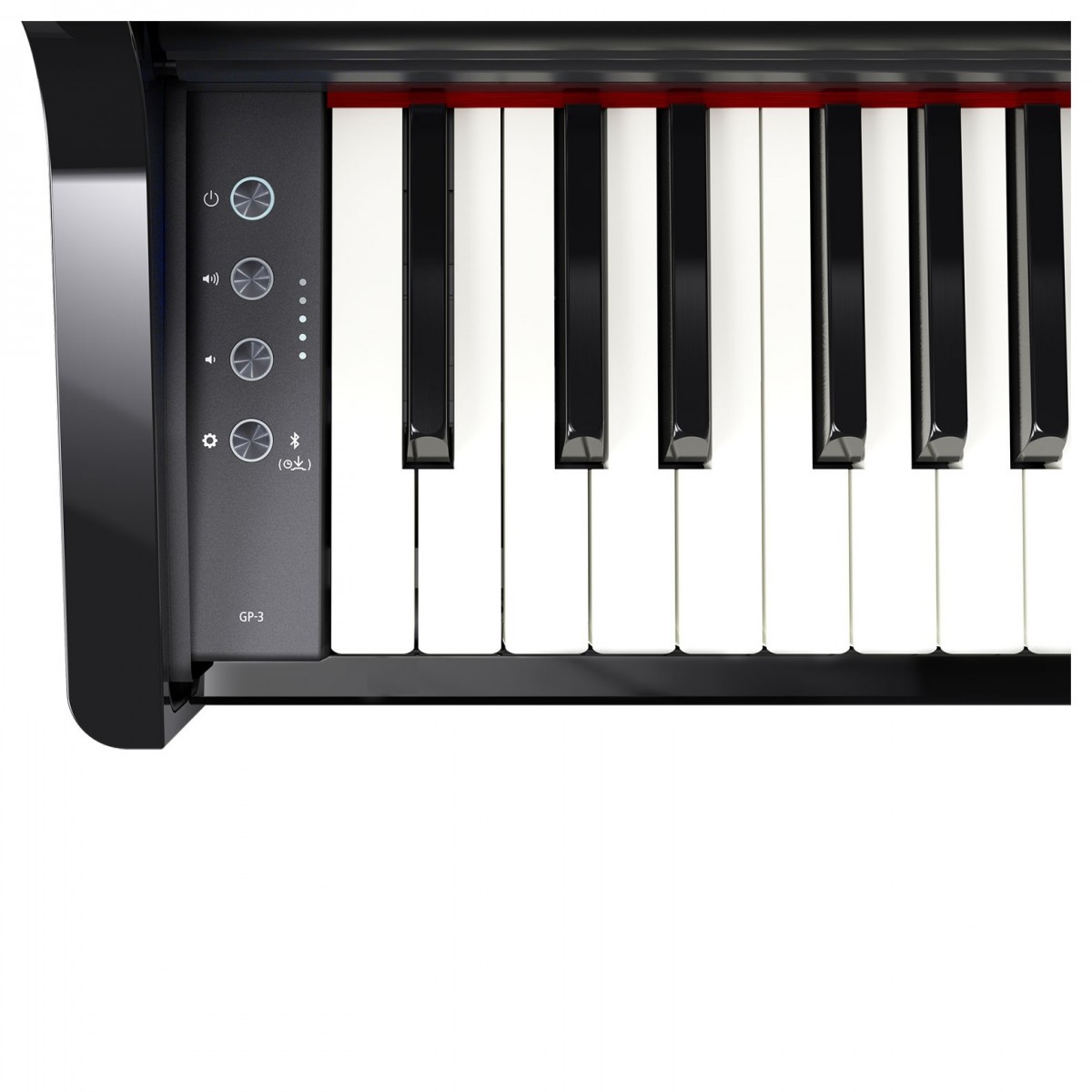 Roland GP-3 Compact Digital Grand Piano Polished Ebony - Image 3