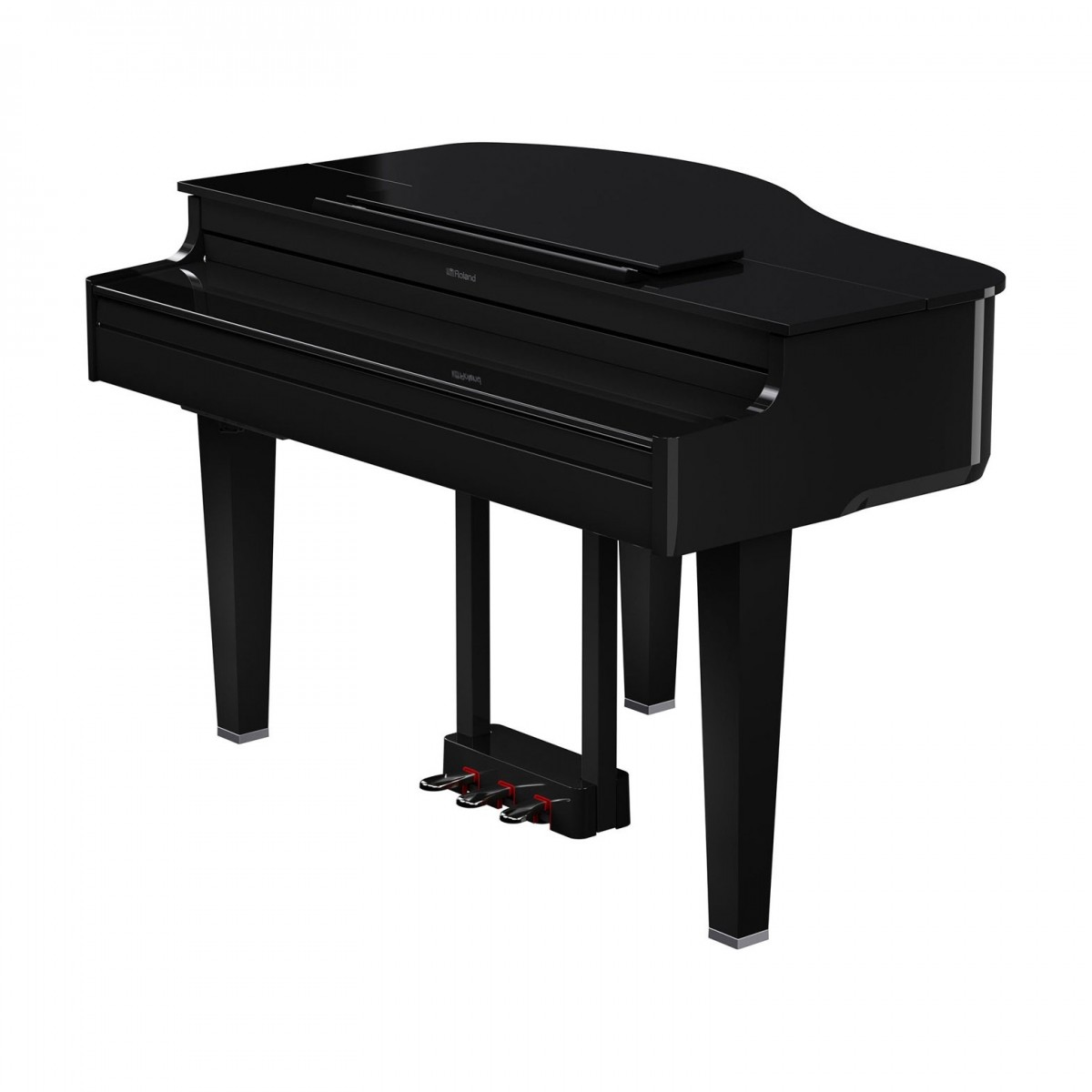 Roland GP-6 Digital Grand Piano Polished Ebony - Image 2