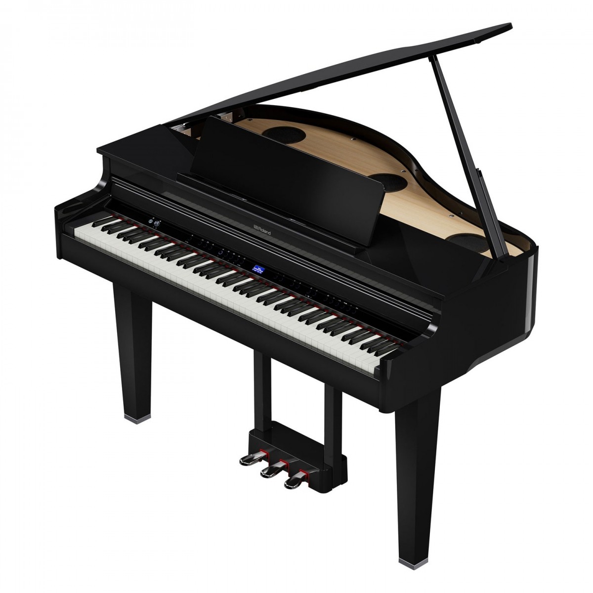 Roland GP-6 Digital Grand Piano Polished Ebony - Image 3