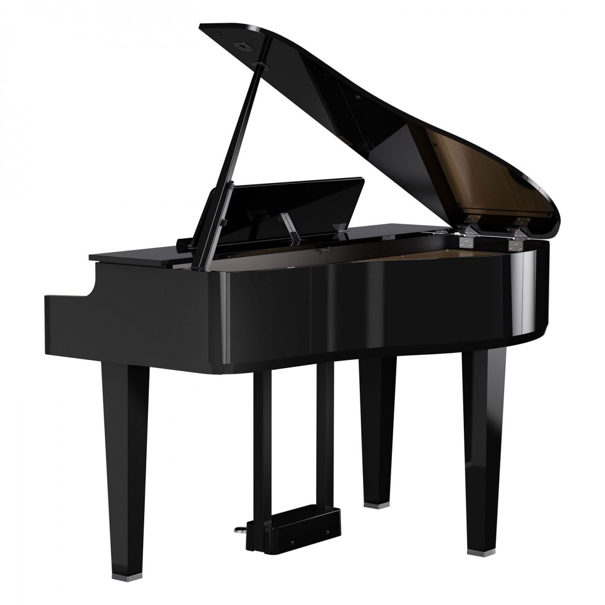 Roland GP-6 Digital Grand Piano Polished Ebony - Image 4