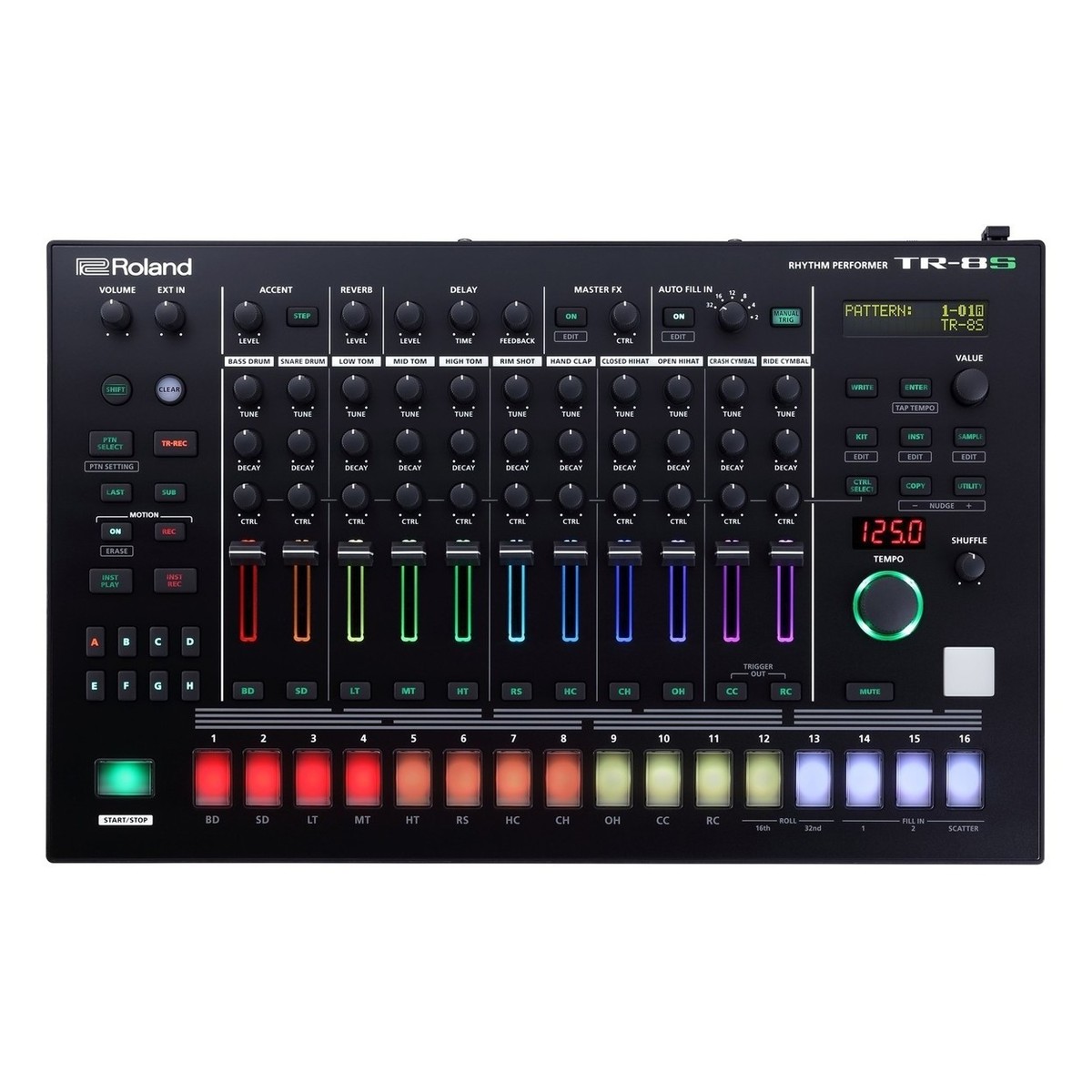 Roland AIRA TR-8S Rhythm Performer with Decksaver Cover - Image 2