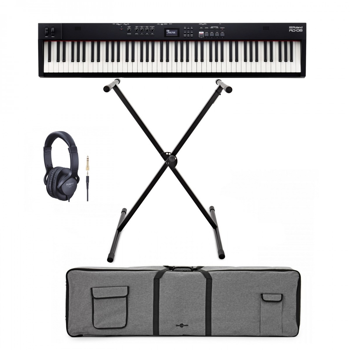 Roland RD-08 Stage Piano Bundle - Image 1