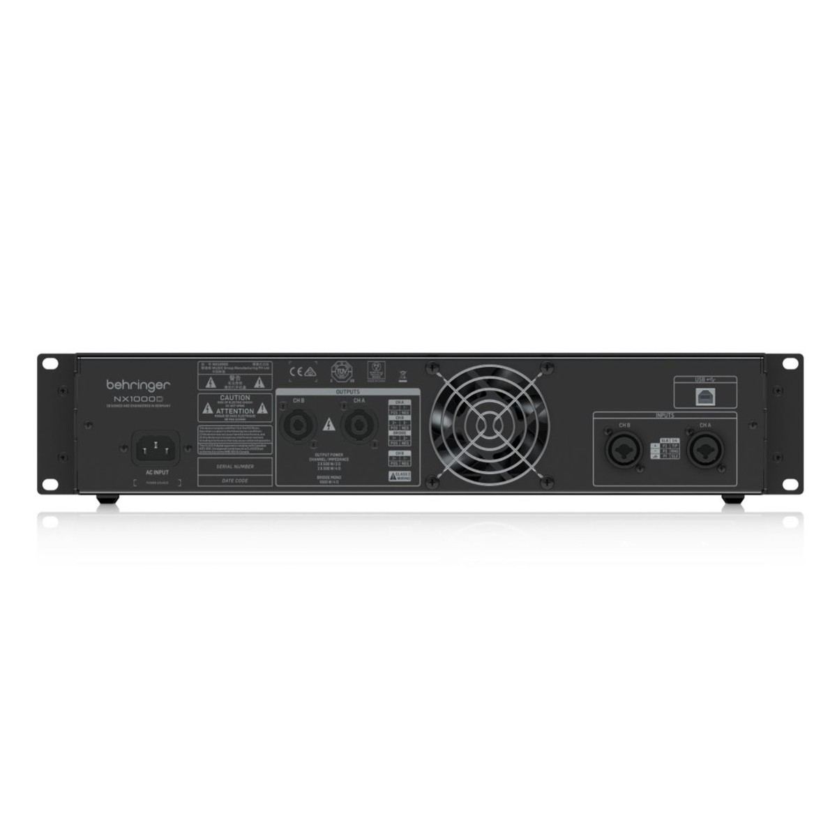 Behringer NX1000D Power &lifier with DSP Control - Image 4