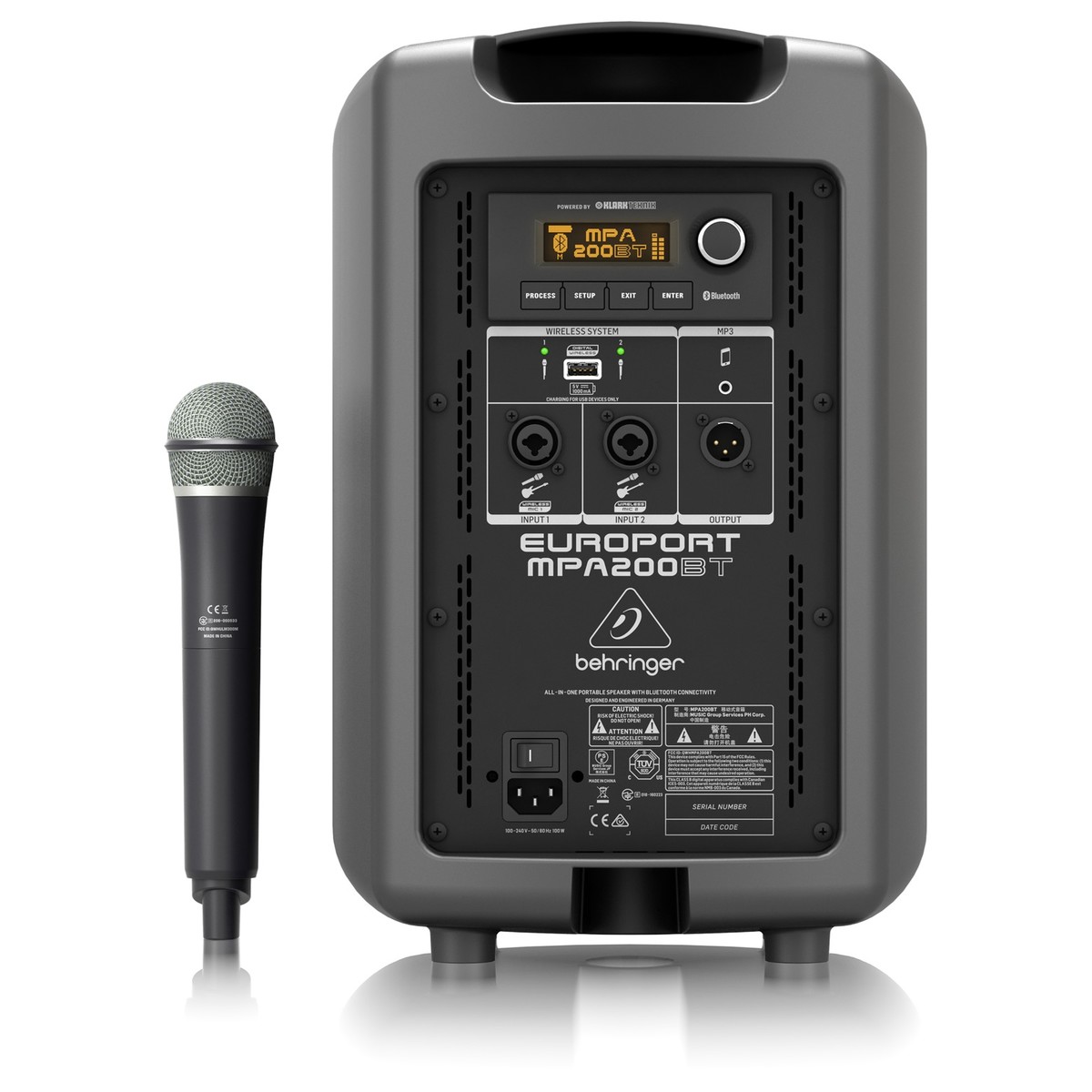 Behringer Europort MPA200BT Portable PA Speaker - Image 3