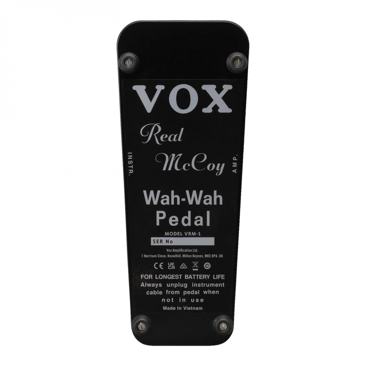 Vox VRM-1 Real McCoy Wah Wah Pedal - Image 3
