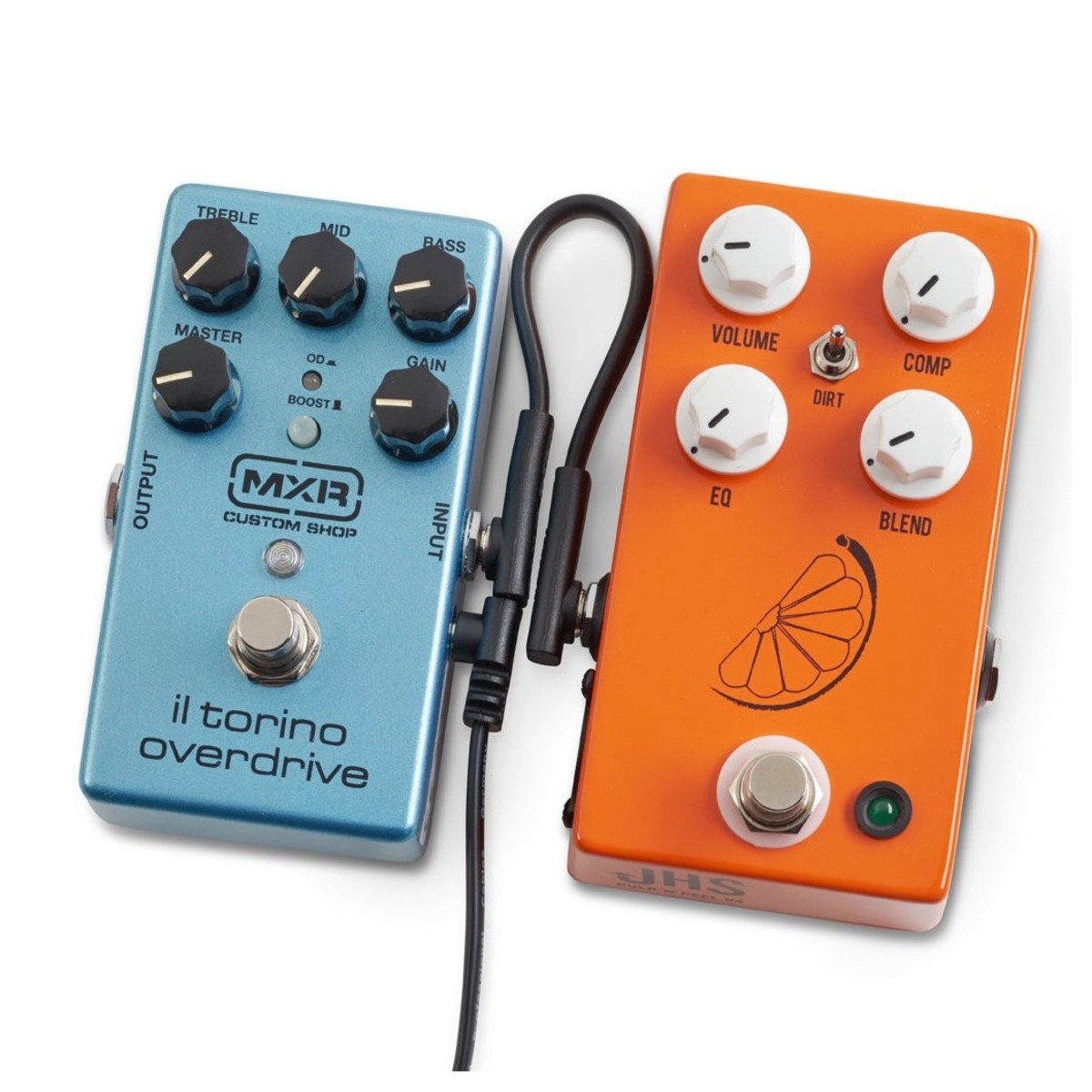 RockBoard By Warwick Angled/Angled Flat Power Cable 15cm - Image 4