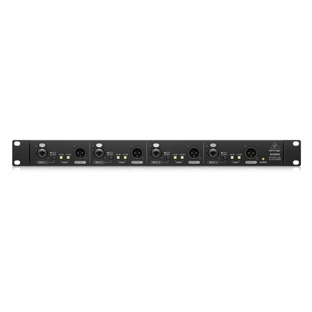 Behringer DI4800A 4-Channel Active DI-Box Booster and Line Isolator