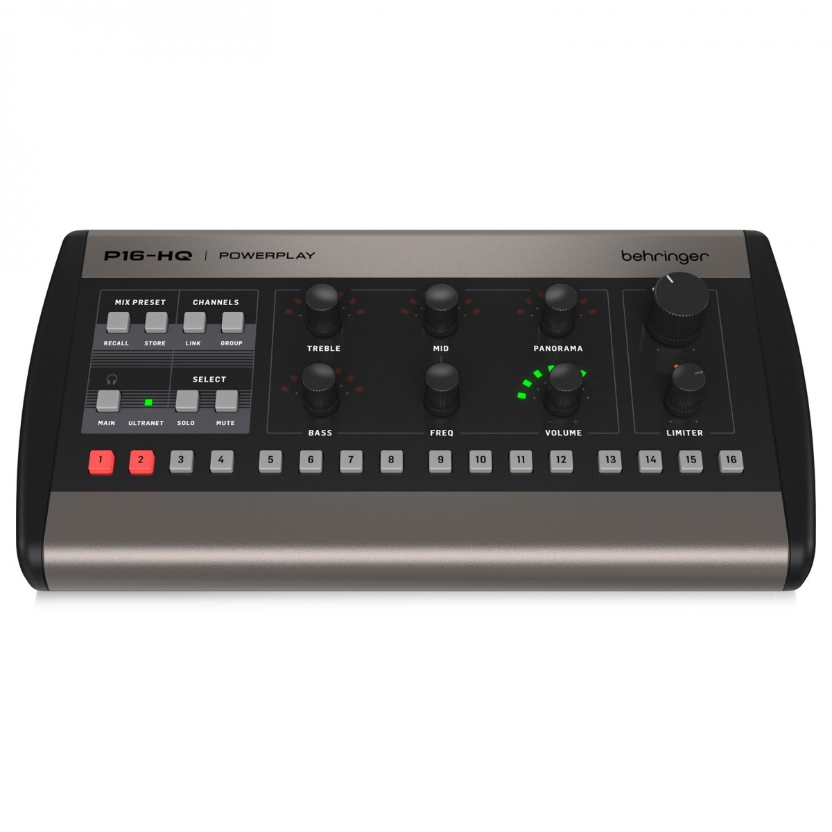 Behringer P16-HQ 16-Channel Personal Monitoring Mixer - Image 2