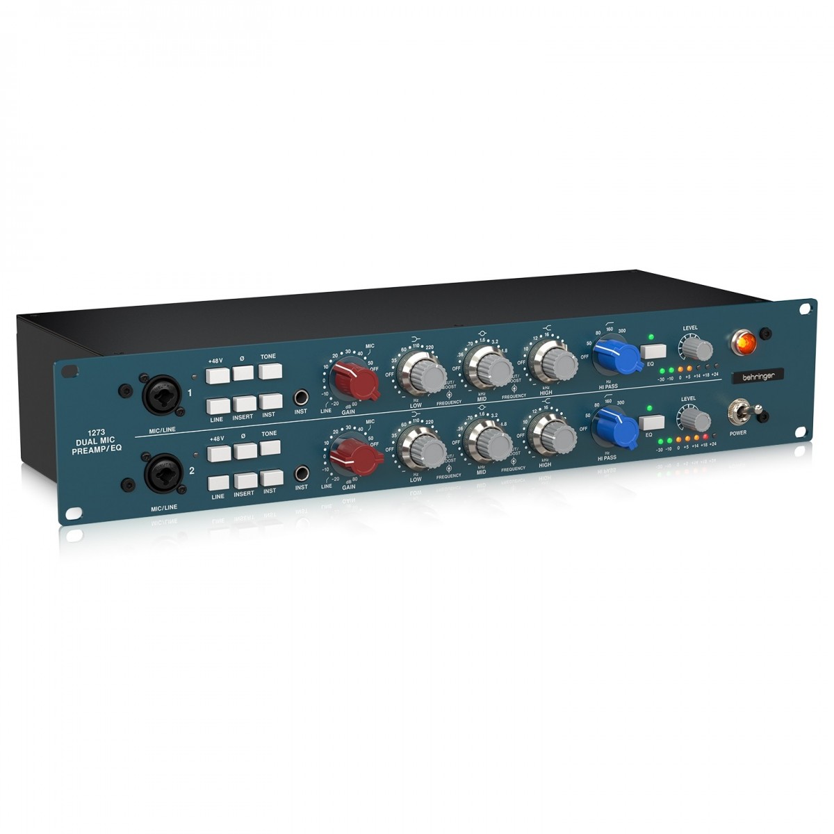 Behringer 1273 2-Channel Mic Pre& and EQ - Image 3