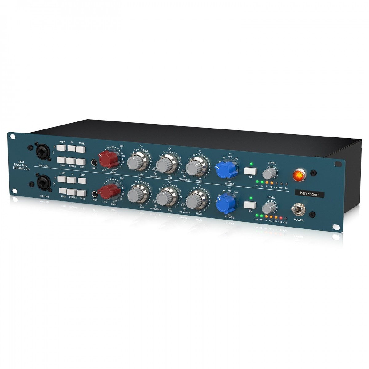 Behringer 1273 2-Channel Mic Pre& and EQ - Image 4
