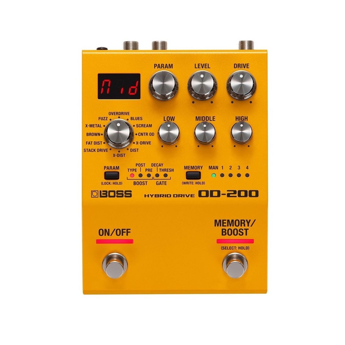 Boss OD-200 Hybrid Drive Pedal with MIDI Connection Cable - Image 2