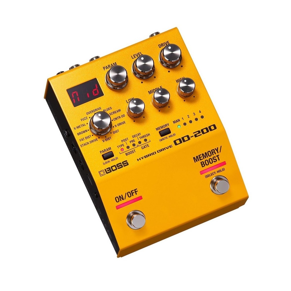 Boss OD-200 Hybrid Drive Pedal with MIDI Connection Cable - Image 3