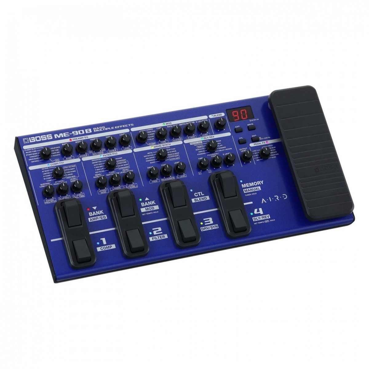 Boss ME-90B Bass Multi Effects Processor with Power Supply - Image 4