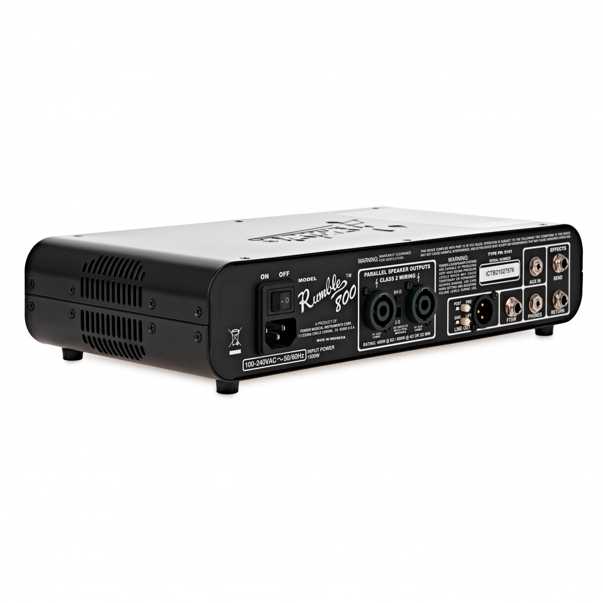 Fender Rumble 800HD Bass Head - Image 3
