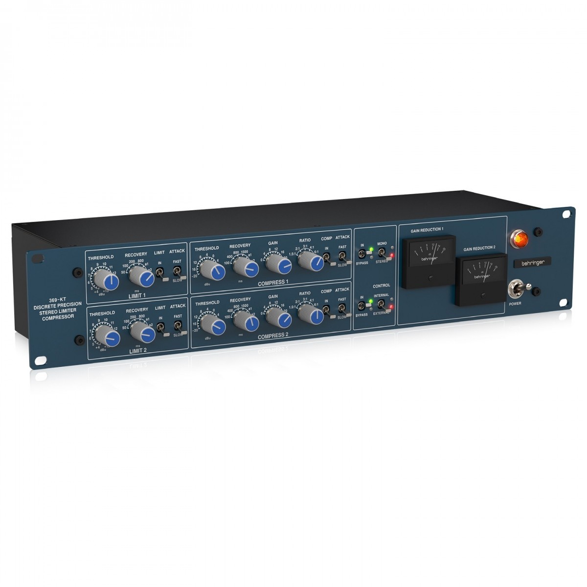 Behringer 369 2-Channel Stereo Compressor and Limiter - Image 3