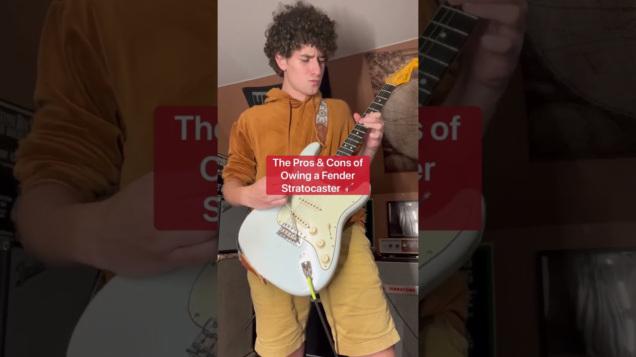 Watch – The Pros & Cons of The Fender Stratocaster #shorts