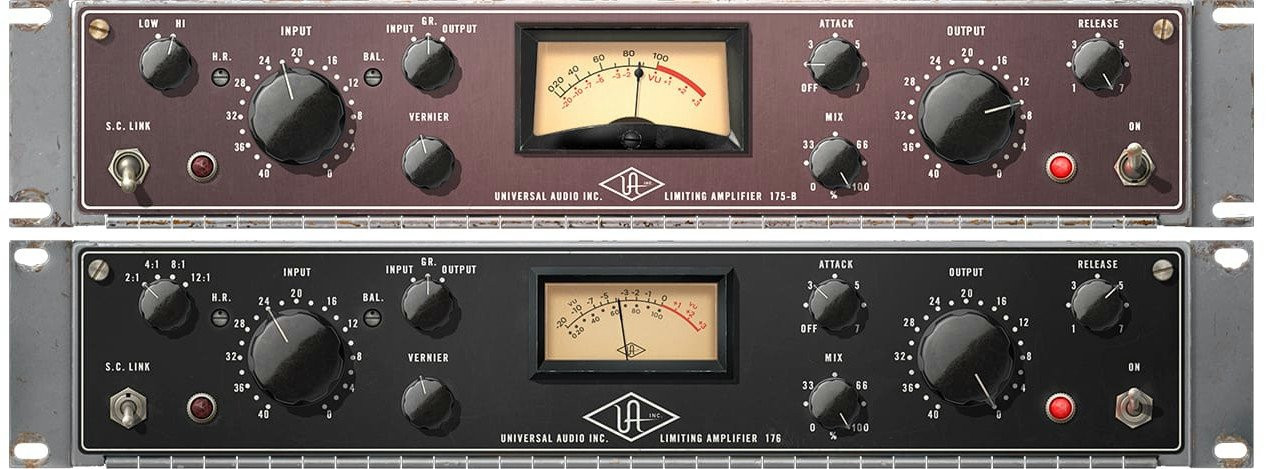 Universal Audio UA 175B and 176 Tube Compressor Collection
