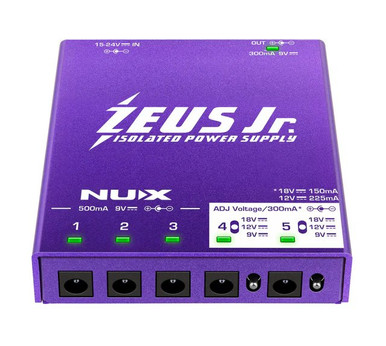 Nux Zeus Jr. Guitar Pedal Power Supply