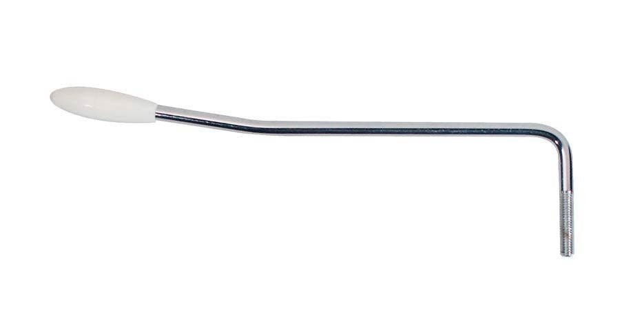 Tremolo Arm with White Cap in Chrome - 5mm
