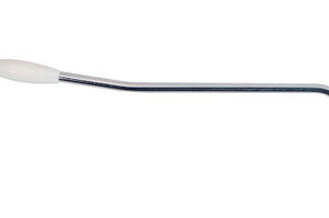 Tremolo Arm with White Cap in Chrome - 5mm