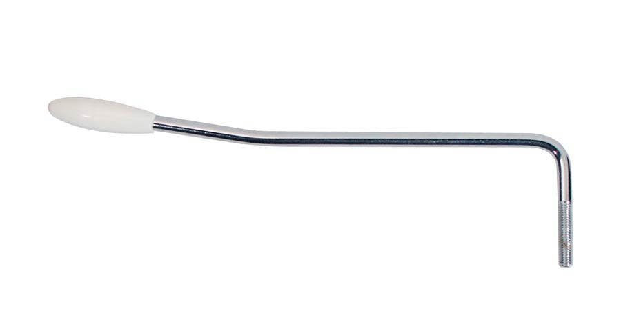 Tremolo Arm with White Cap in Chrome - 6mm