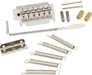 Fender Deluxe Series 2-Point Tremolo Assembly in Chrome