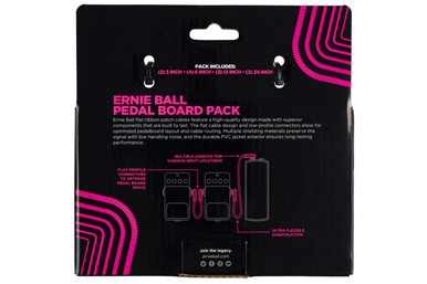 Ernie Ball Flat Ribbon Pedalboard Multi Pack