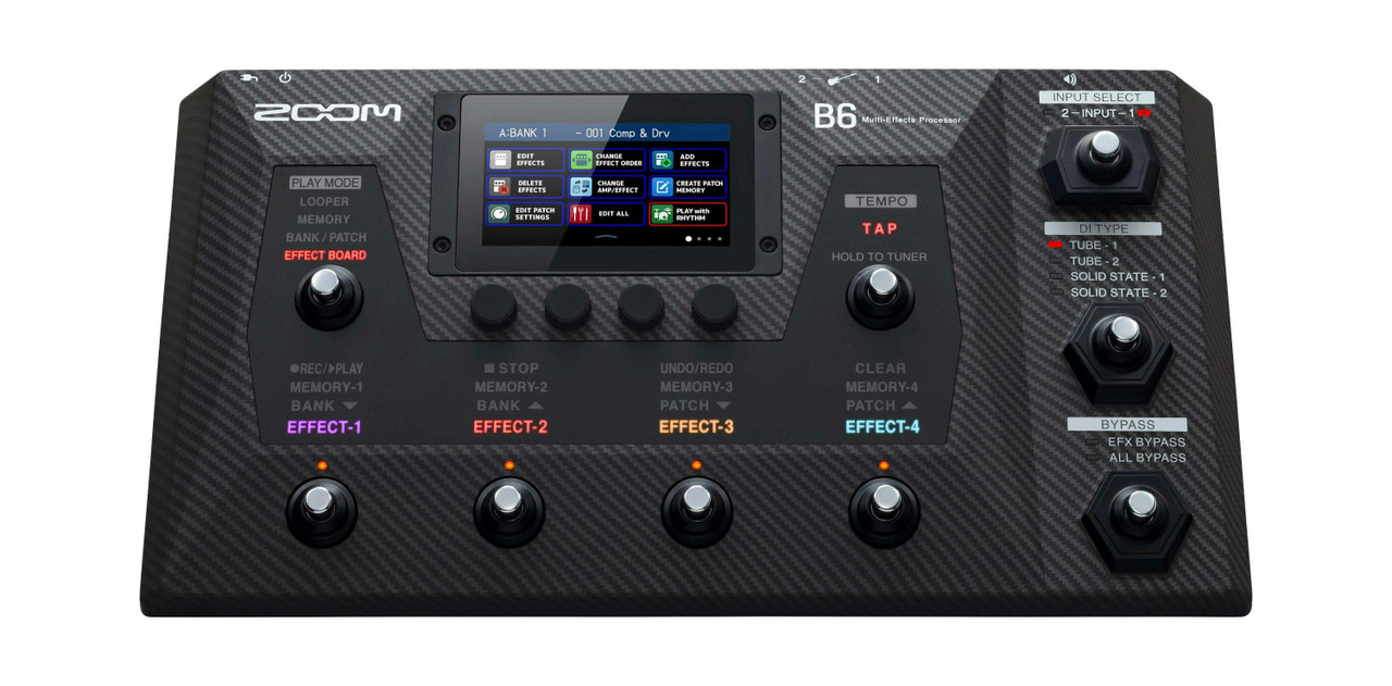 Zoom B6 Bass Multi Effects Pedal - Image 5