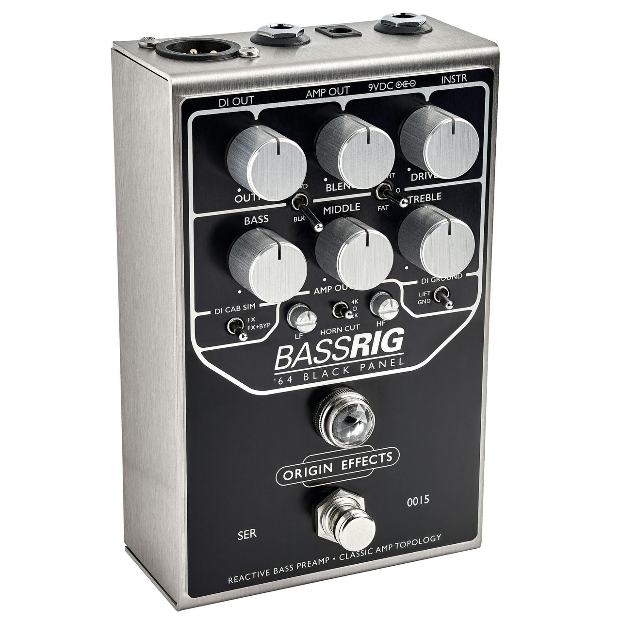 Origin Effects BassRIG '64 Black Panel Bass Overdrive & Preamp Pedal - Image 5