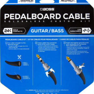 Boss BCK-12 Solderless Pedalboard Cable Kit - Image 4