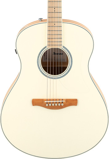 Ibanez AAM370M2E-APF Advanced Auditorium Electro Acoustic in Antique White Peach Fuzz