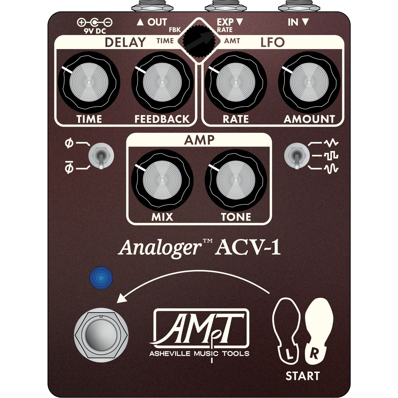 Asheville Music Tools ACV-1 Analog Chorus / Vibrato Pedal - Image 5