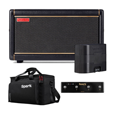 Positive Grid Spark 2 Practice amp with Traveller Bag, Spark Battery and Control Footswitch